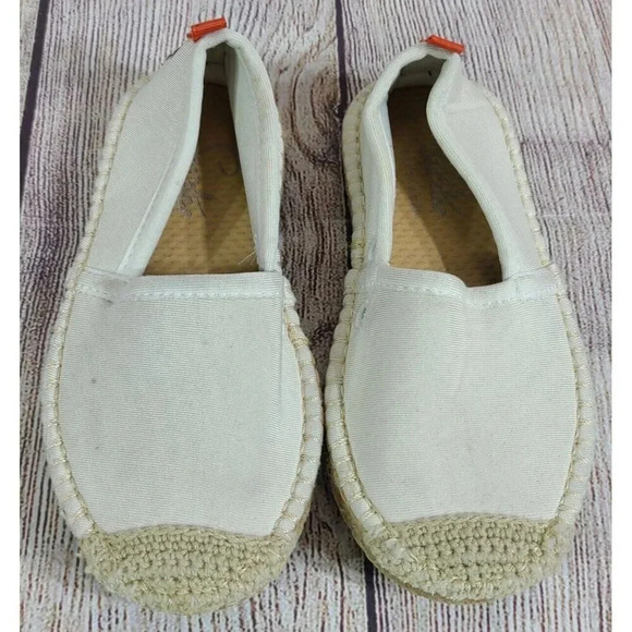 Sea Star Beachwear Slip On Water Shoes Espadrilles Girl's US K9 Cream Beige - Picture 1 of 10